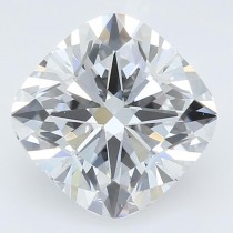Lab Created 1.52 Carat D-VVS2 Cushion Cut Diamond