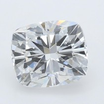 Lab Created 1.74 Carat D-VVS2 Cushion Cut Diamond