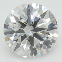 Lab Created 2.46 Carat G-VS1 Round Diamond
