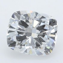 Lab Created 1.30 Carat D-VVS2 Cushion Cut Diamond