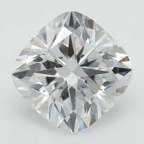 Lab Created 1.70 Carat D-VVS2 Cushion Cut Diamond