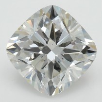 Lab Created 2.60 Carat I-VS2 Cushion Cut Diamond Lab Created 2.60 Carat I-VS2 Cushion Cut Diamond