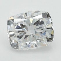 Lab Created 1.66 Carat D-VVS2 Cushion Cut Diamond