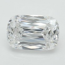 Lab Created 1.33 Carat D-SI1 Cushion Cut Diamond
