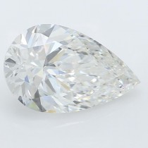 Lab Created 2.44 Carat G-VS1 Pear Shaped Diamond