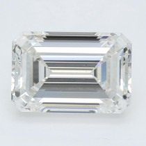 Lab Created 2.72 Carat I-VS2 Emerald Cut Diamond