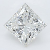Lab Created 3.41 Carat I-VS1 Princess Cut Diamond