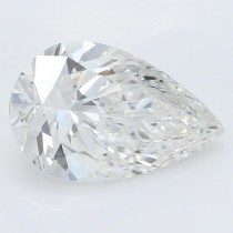 Lab Created 3.21 Carat H-VS1 Pear Shaped Diamond