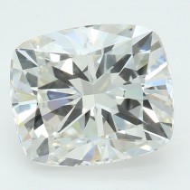 Lab Created 3.15 Carat H-VS1 Cushion Cut Diamond