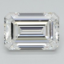 Lab Created 2.65 Carat G-VS1 Emerald Cut Diamond Lab Created 2.65 Carat G-VS1 Emerald Cut Diamond