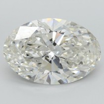 Lab Created 7.35 Carat I-VS1 Oval Diamond
