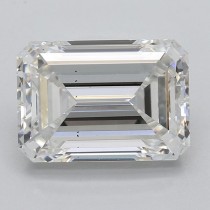 Lab Created 2.41 Carat F-SI1 Emerald Cut Diamond Lab Created 2.41 Carat F-SI1 Emerald Cut Diamond