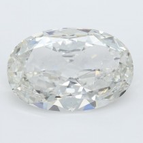 Lab Created 7.22 Carat J-SI1 Oval Diamond Lab Created 7.22 Carat J-SI1 Oval Diamond