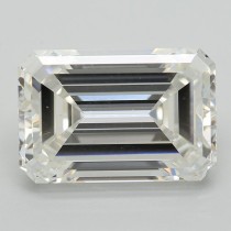 Lab Created 7.59 Carat G-VS1 Emerald Cut Diamond