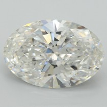 Lab Created 7.46 Carat G-VS1 Oval Diamond