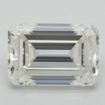 Lab Created 5.20 Carat G-VS1 Emerald Cut Diamond
