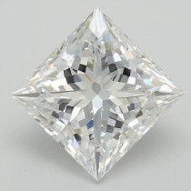 Lab Created 2.60 Carat F-VS1 Princess Cut Diamond Certified By IGI Lab Created 2.60 Carat F-VS1 Princess Cut Diamond Certified By IGI