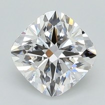 Lab Created 1.55 Carat D-VVS2 Cushion Cut Diamond Lab Created 1.55 Carat D-VVS2 Cushion Cut Diamond