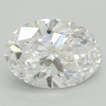 Lab Created 1.43 Carat D-VS1 Oval Diamond Lab Created 1.43 Carat D-VS1 Oval Diamond
