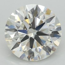 Lab Created 3.93 Carat G-VS1 Round Diamond