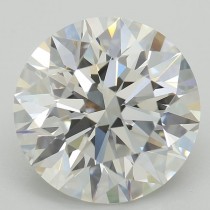Lab Created 4.22 Carat G-VS1 Round Diamond