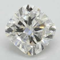 Lab Created 4.06 Carat G-I1 Cushion Cut Diamond