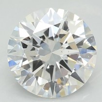 Lab Created 1.35 Carat D-VS2 Round Diamond