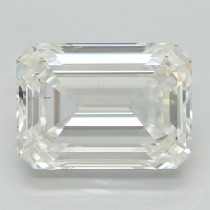 Lab Created 3.38 Carat F-SI1 Emerald Cut Diamond Lab Created 3.38 Carat F-SI1 Emerald Cut Diamond