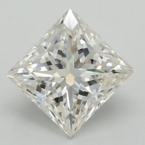 Lab Created 2.70 Carat G-VS1 Princess Cut Diamond