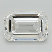Lab Created 5.01 Carat D-VS2 Emerald Cut Diamond