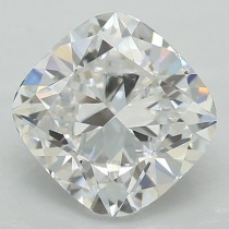 Lab Created 1.09 Carat D-VVS2 Cushion Cut Diamond