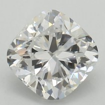 Lab Created 0.96 Carat D-VS1 Cushion Cut Diamond