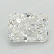 Lab Created 0.50 Carat D-VS1 Radiant Cut Diamond