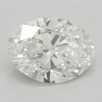 Lab Created 0.73 Carat D-VS1 Oval Diamond