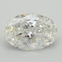 Lab Created 7.49 Carat F-VVS2 Oval Diamond