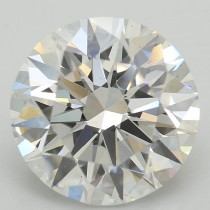 Lab Created 3.94 Carat F-VS2 Round Diamond