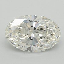 Lab Created 7.39 Carat G-VS1 Oval Diamond