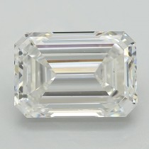 Lab Created 2.57 Carat E-VS1 Emerald Cut Diamond Lab Created 2.57 Carat E-VS1 Emerald Cut Diamond