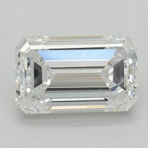 Lab Created 0.75 Carat D-VS1 Emerald Cut Diamond