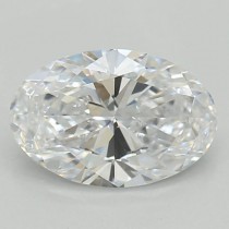 Lab Created 0.72 Carat D-VS1 Oval Diamond