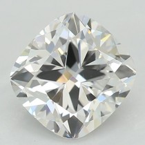 Lab Created 1.00 Carat D-VVS1 Cushion Cut Diamond