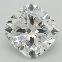 Lab Created 1.30 Carat E-VS2 Cushion Cut Diamond Lab Created 1.30 Carat E-VS2 Cushion Cut Diamond