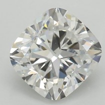 Lab Created 1.29 Carat E-VS1 Cushion Cut Diamond Lab Created 1.29 Carat E-VS1 Cushion Cut Diamond