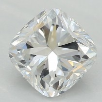 Lab Created 0.81 Carat F-VVS2 Cushion Cut Diamond