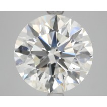 3.52 Carat H-SI1 Round Natural Diamond