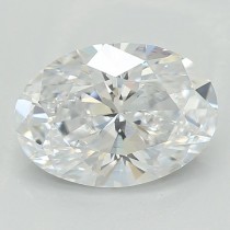 Lab Created 0.99 Carat D-VS1 Oval Diamond