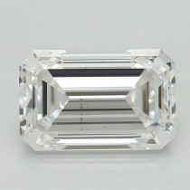 Lab Created 1.95 Carat D-VS2 Emerald Cut Diamond Lab Created 1.95 Carat D-VS2 Emerald Cut Diamond