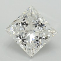 Lab Created 2.92 Carat E-VVS2 Princess Cut Diamond Lab Created 2.92 Carat E-VVS2 Princess Cut Diamond