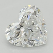 Lab Created 1.44 Carat D-VVS2 Heart Shaped Diamond