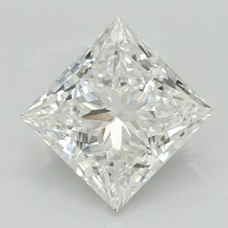 Lab Created 1.44 Carat E-VVS2 Princess Cut Diamond